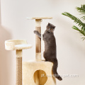 Torre de gato com uma caverna